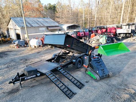 14k skid steer trailer|8 inch skid steer trailer.